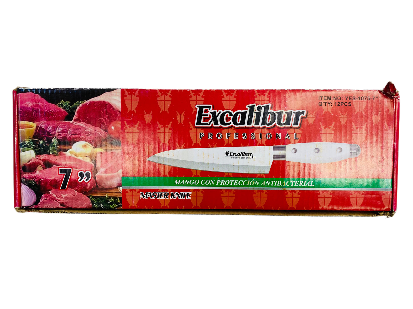 CUCHILLO ESCALIBUR BLANCO 7"