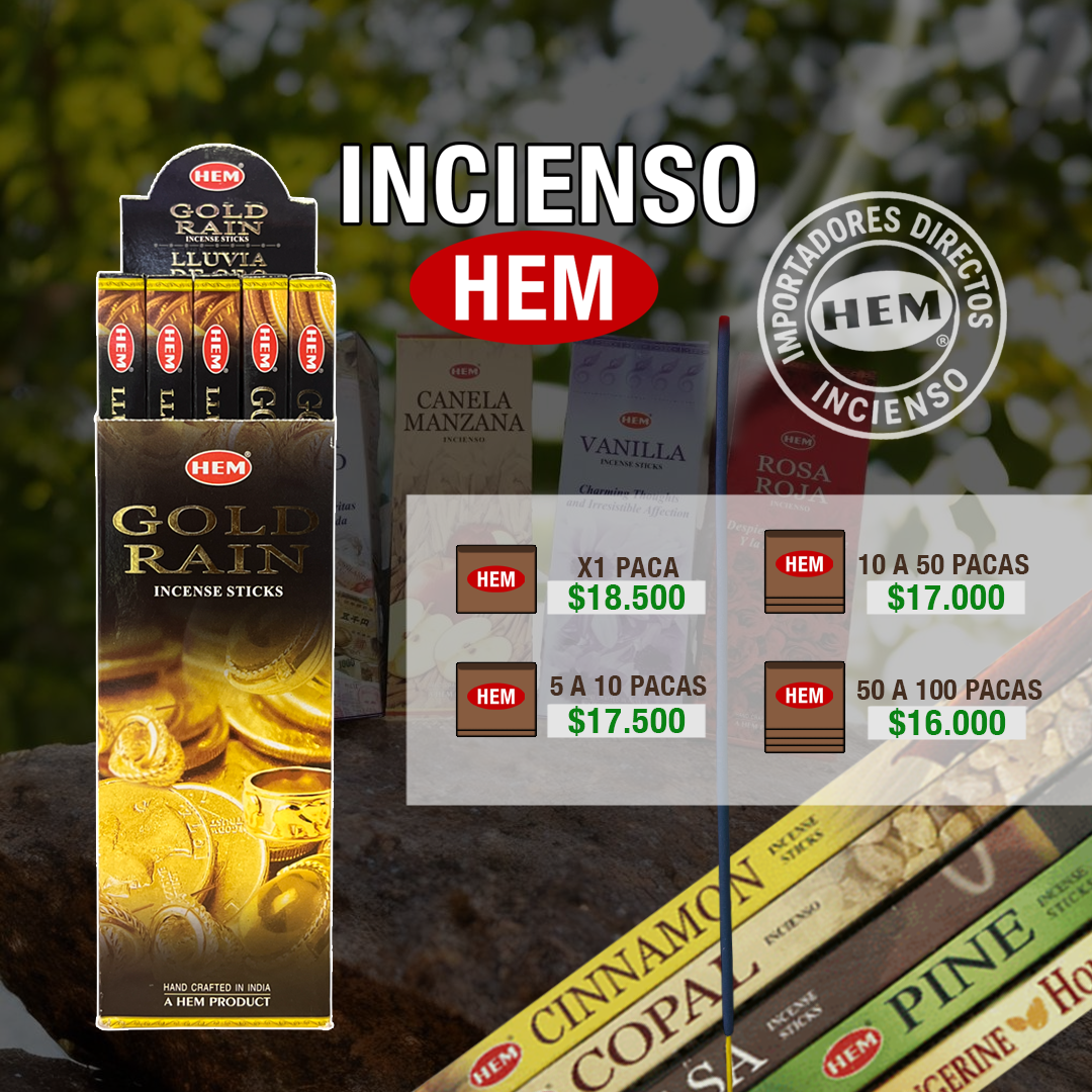 INCIENSO HEM Manejamos precios por escala de pacas