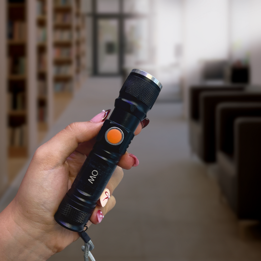 LINTERNA USB METíLICA