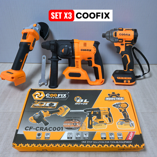 TALADRO SET X 3 COOFIX