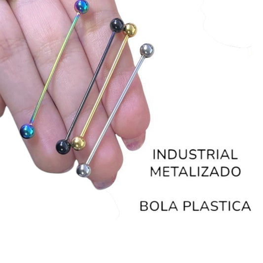PIERCING INDUSTRIAL METAL Y COLORES