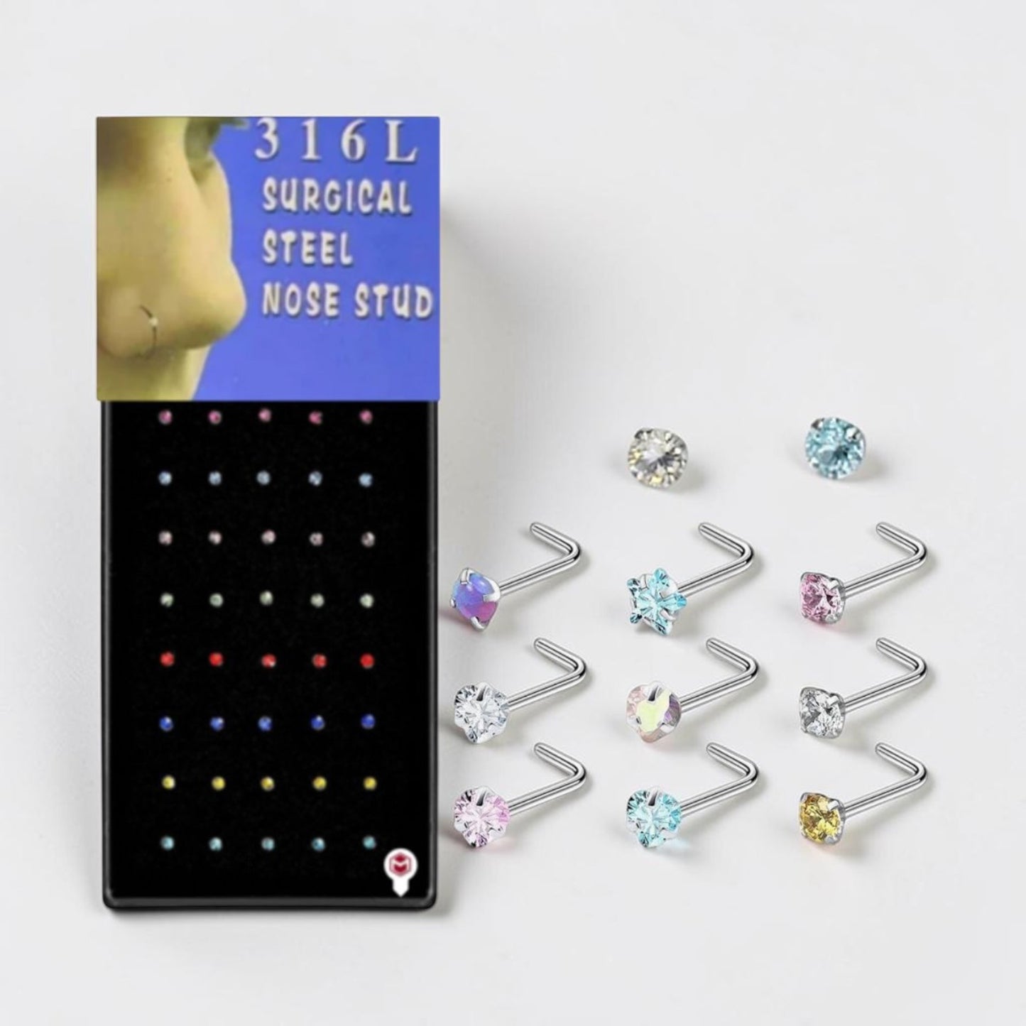 PIRCING CHISPA NARIZ FIGURAS (5351-7) 840