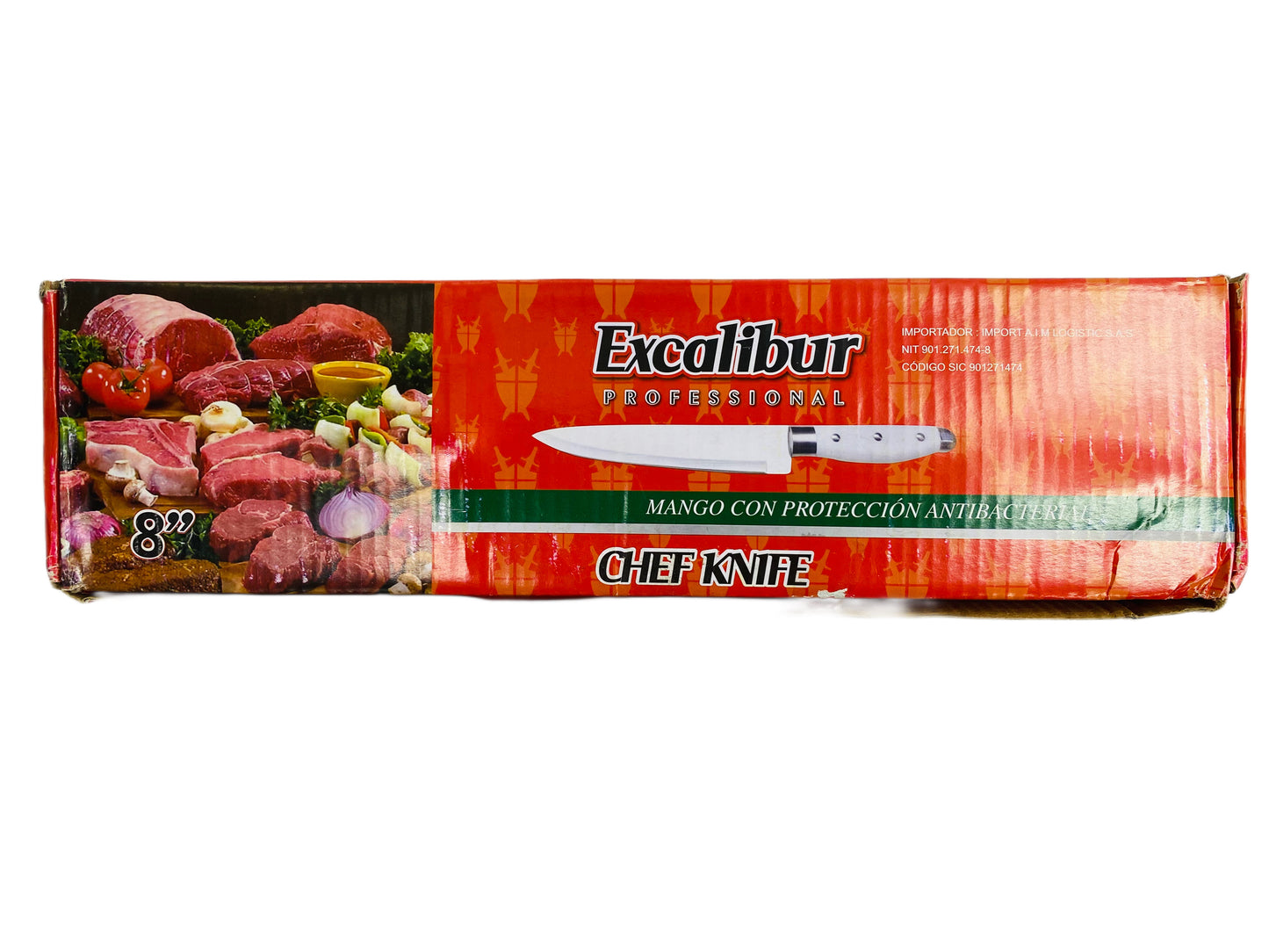 CUCHILLO EXCALIBUR BLANCO 8"