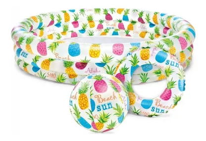 INTEX PISCINA BALON Y FLOTADOR