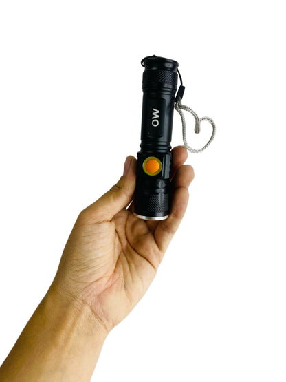 LINTERNA USB METíLICA