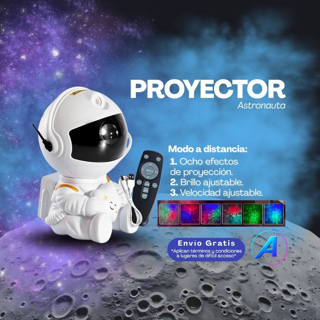 PROYECTOR ASTRONAUTA + ENVíO GRATIS