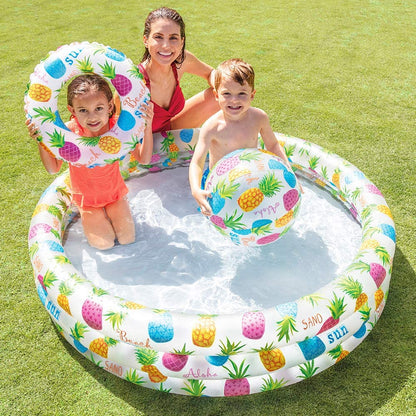 INTEX PISCINA BALON Y FLOTADOR