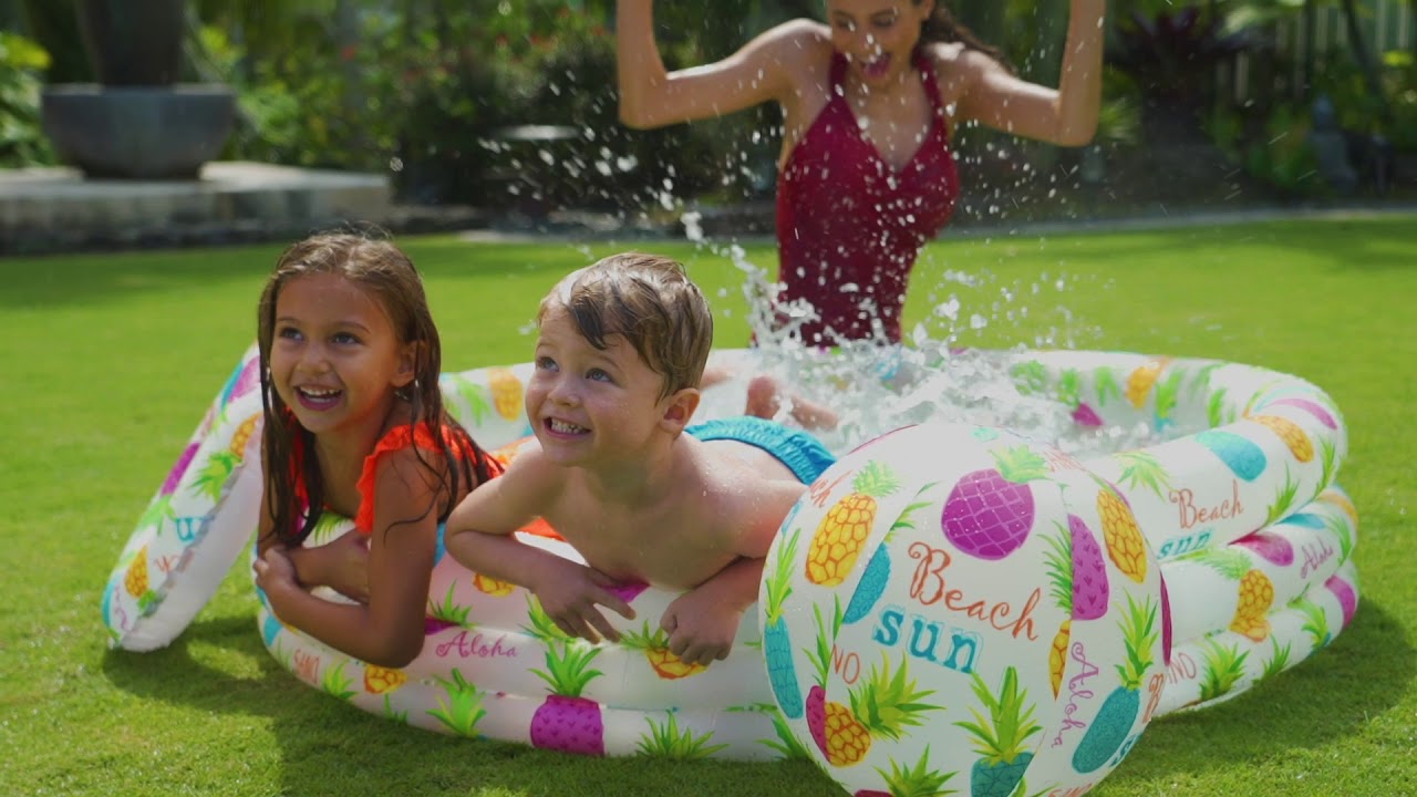 INTEX PISCINA BALON Y FLOTADOR