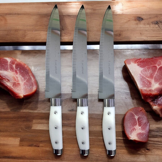 CUCHILLO ESCALIBUR BLANCO 7"