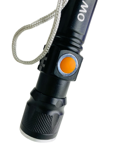 LINTERNA USB METíLICA