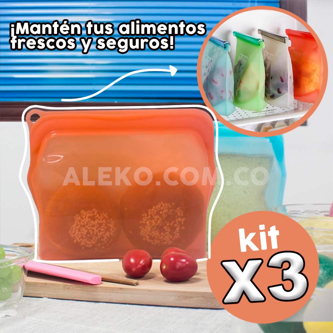 KIT BOLSA ORGANIZADORA ALIMENTOS CON ENVíO GRATIS