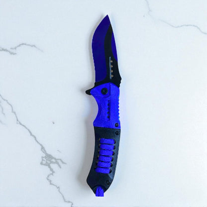 NAVAJA MANUAL HOJA AZUL