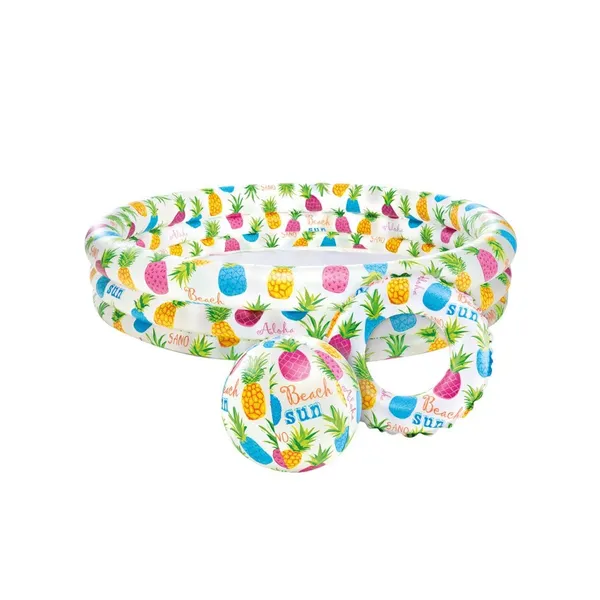 INTEX PISCINA BALON Y FLOTADOR
