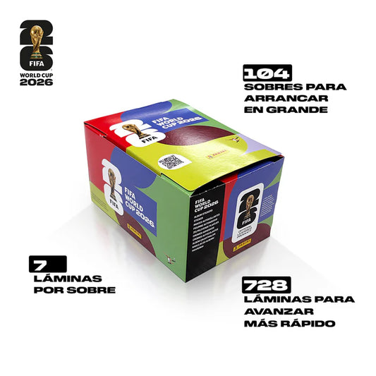 CAJA X 104 SOBRES COPA MUNDIAL 2026