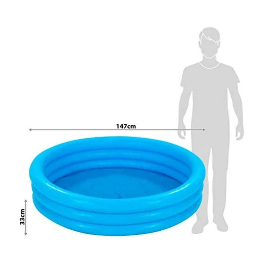 INTEX PISCINA AZUL CRISTAL MED