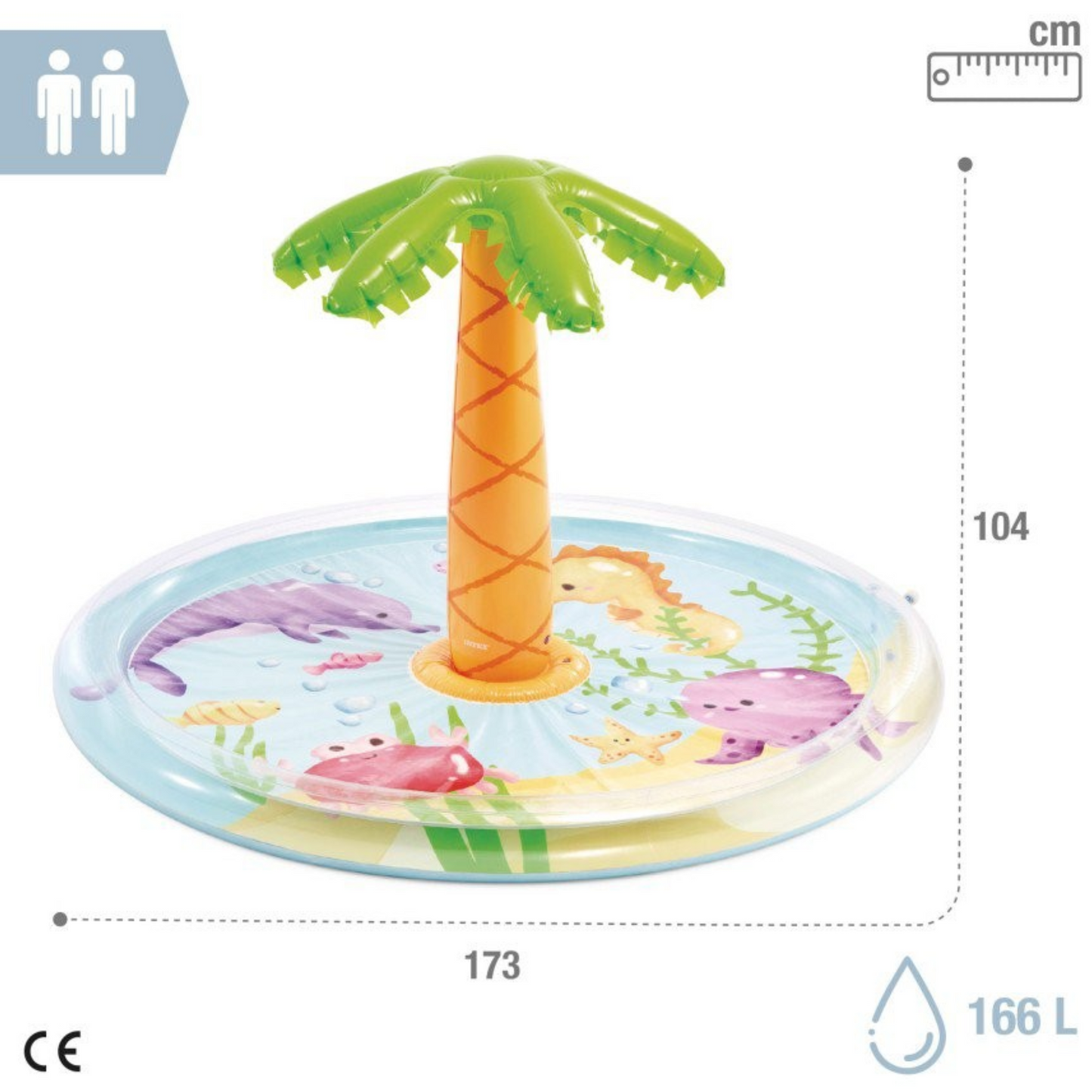 INTEX PICINA CON PALMERA