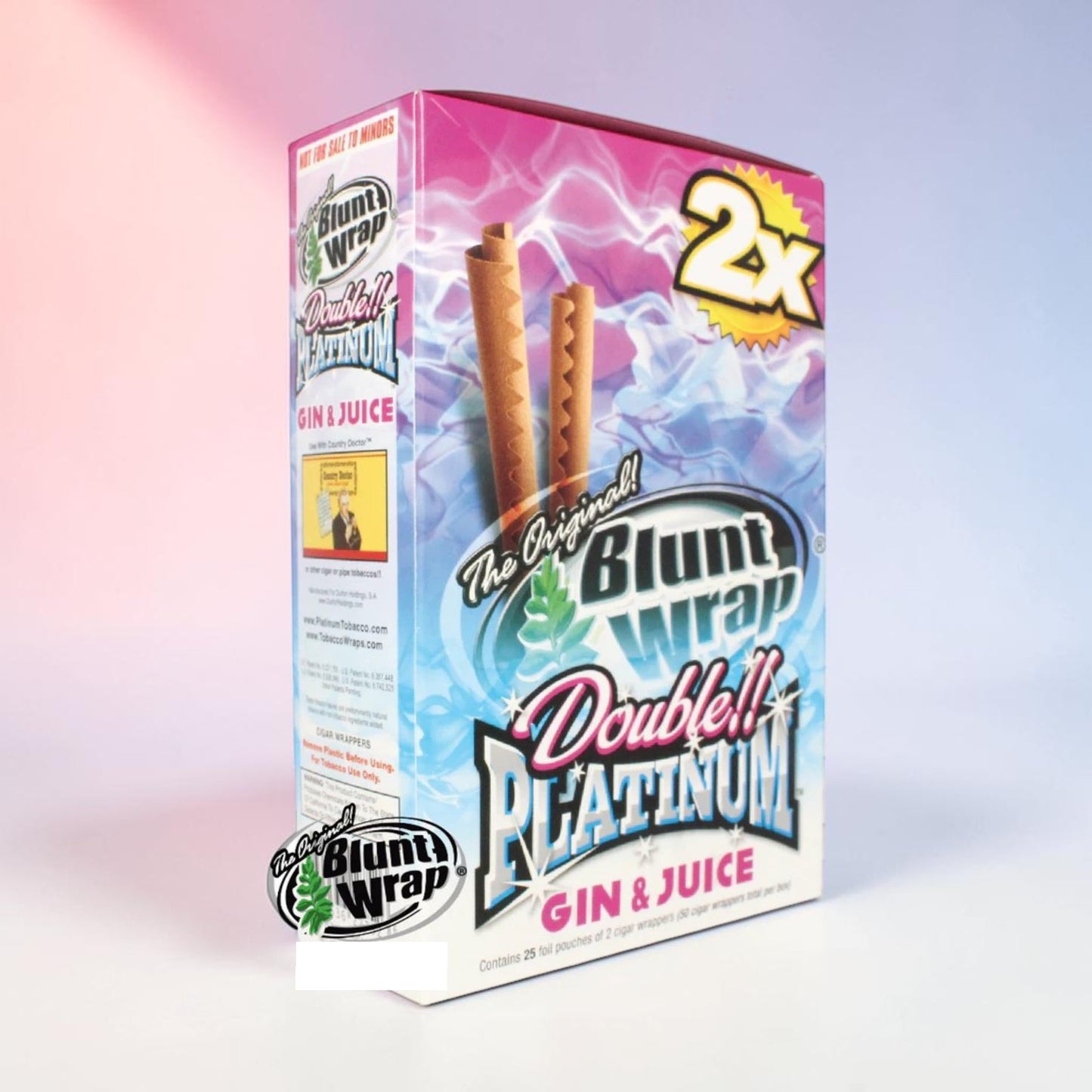 PAPEL BLUNT X 2 WRAP GIN Y JUICE
