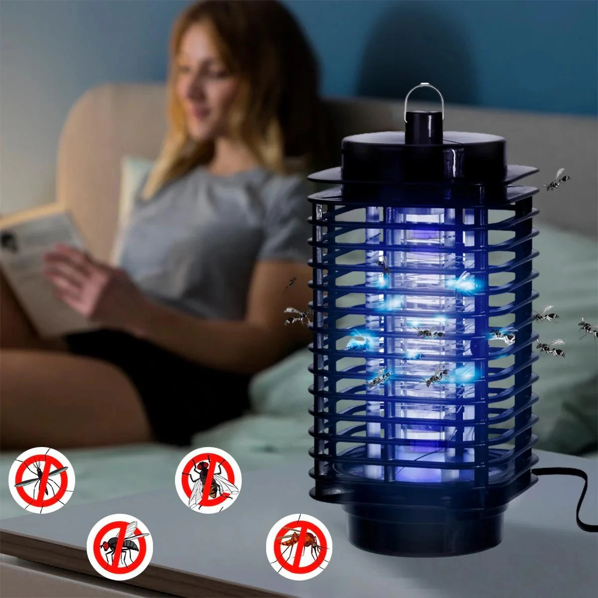 LÁMPARA REPELENTE DE MOSQUITOS + ENVÍO GRATIS