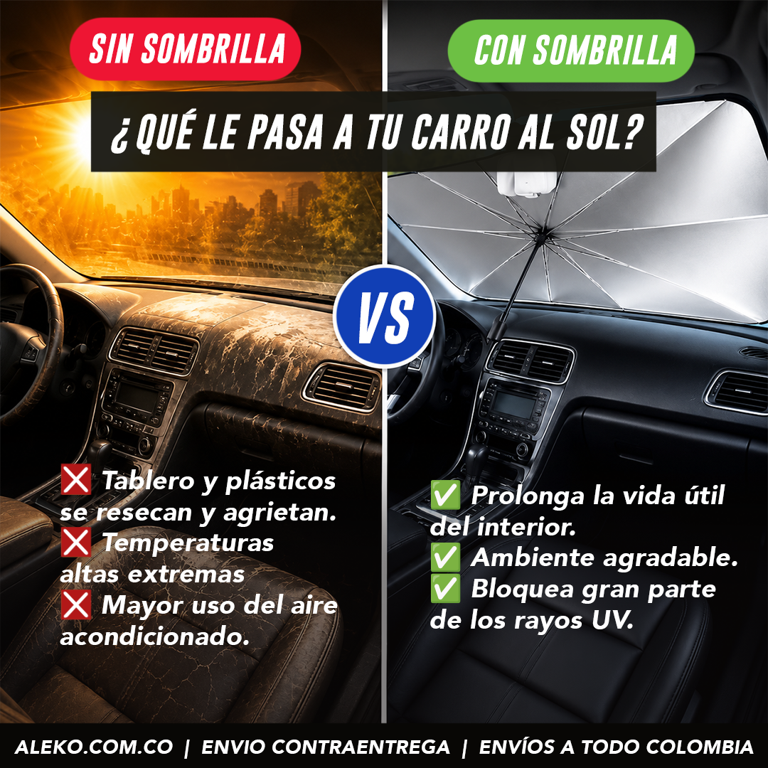 SOMBRILLA PARA CARRO + ENVÍO GRATIS