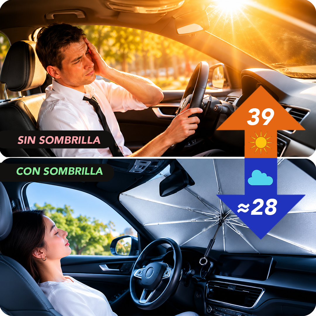 SOMBRILLA PARA CARRO + ENVÍO GRATIS