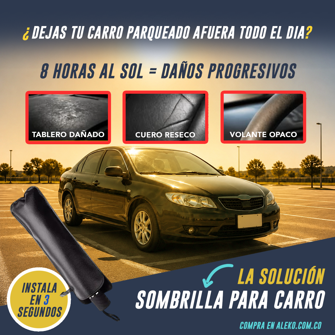 SOMBRILLA PARA CARRO + ENVÍO GRATIS
