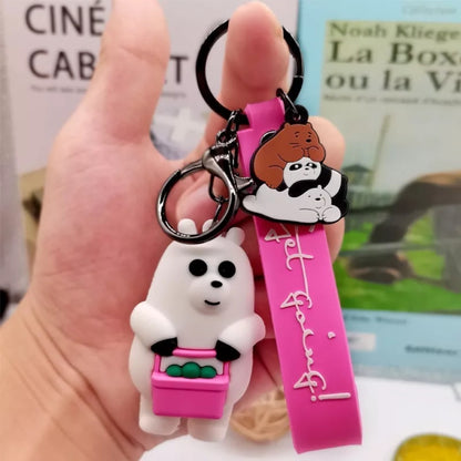 LLAVERO GOMA OSO PANDA