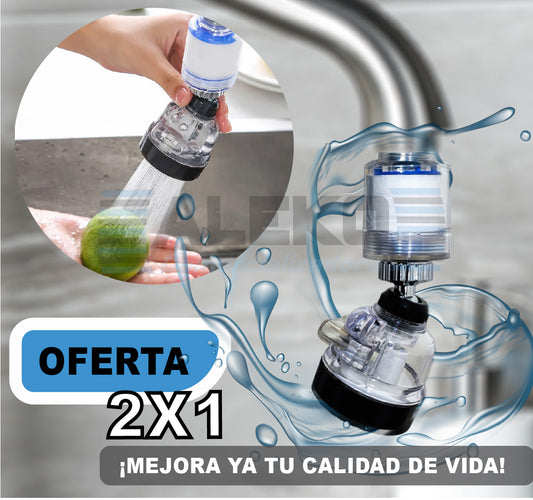 Grifo Purificador De Agua 360Â° X2