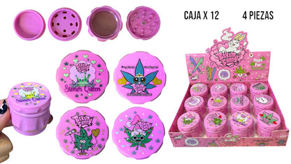 RASCADOR 4 PARTES BUNNY ROSADO
