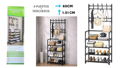 ORGANIZADOR DE ZAPATOS 4 NIVEL