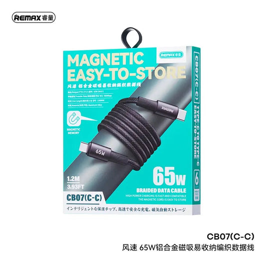 REMAX CABLE CARGA C-C 1.2M