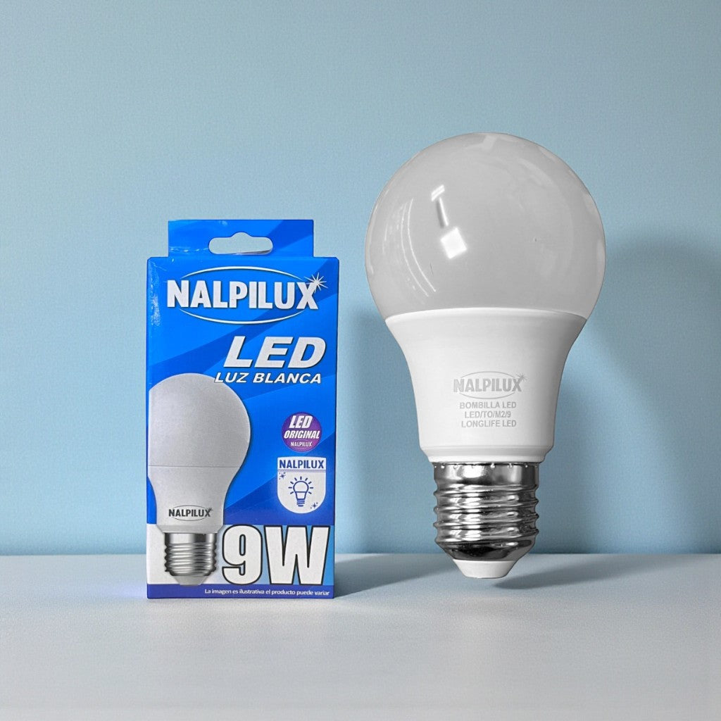BOMBILLO RECARGABLE LED 9W