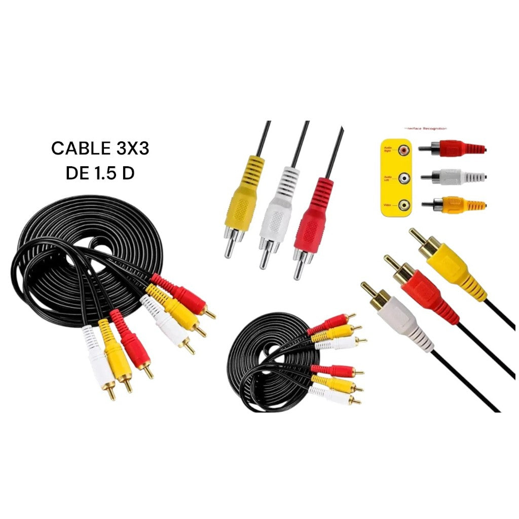 CABLE 3X3 DE 1.5 D