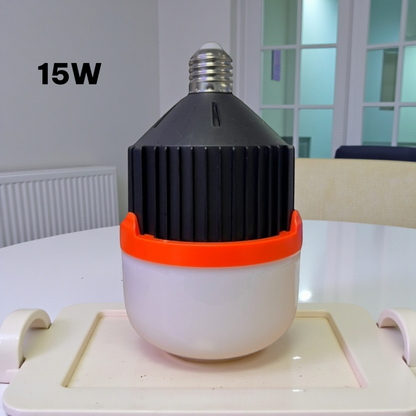 BOMBILLO CON SENSOR LUZ FRIA NEGRO