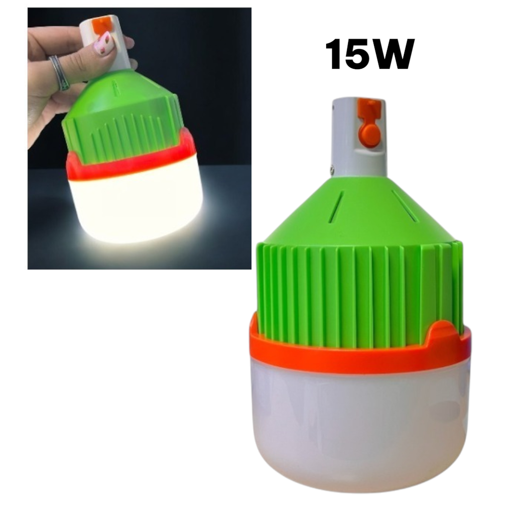 BOMBILLO LED LUZ FRIA RECARG VERDE 15W