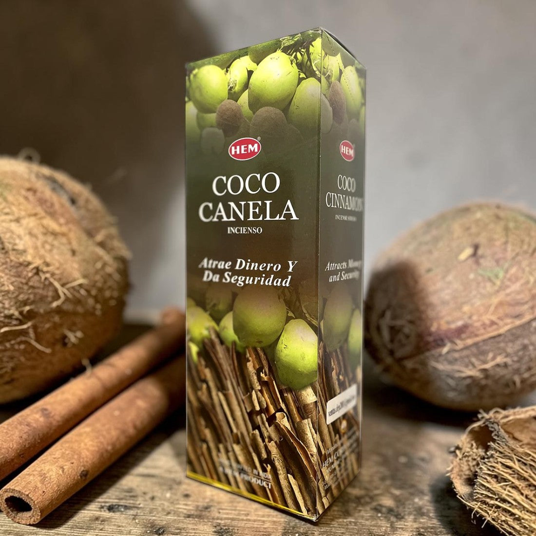 Caja HEM Canela Coco