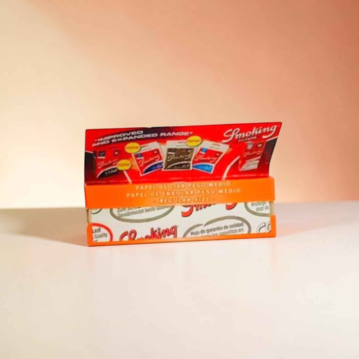 PAPEL SMOKING # 8 NARANJA ORIGINAL