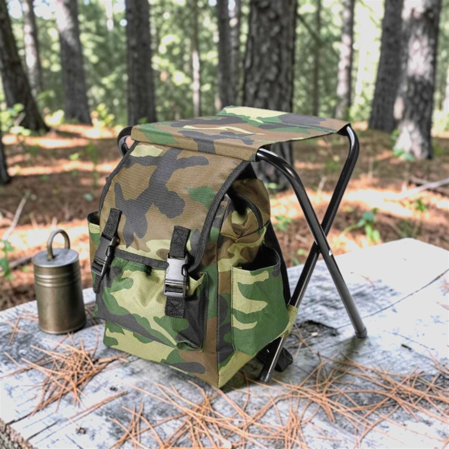 SILLA CAMPING CON BOLSO (32X26X35)
