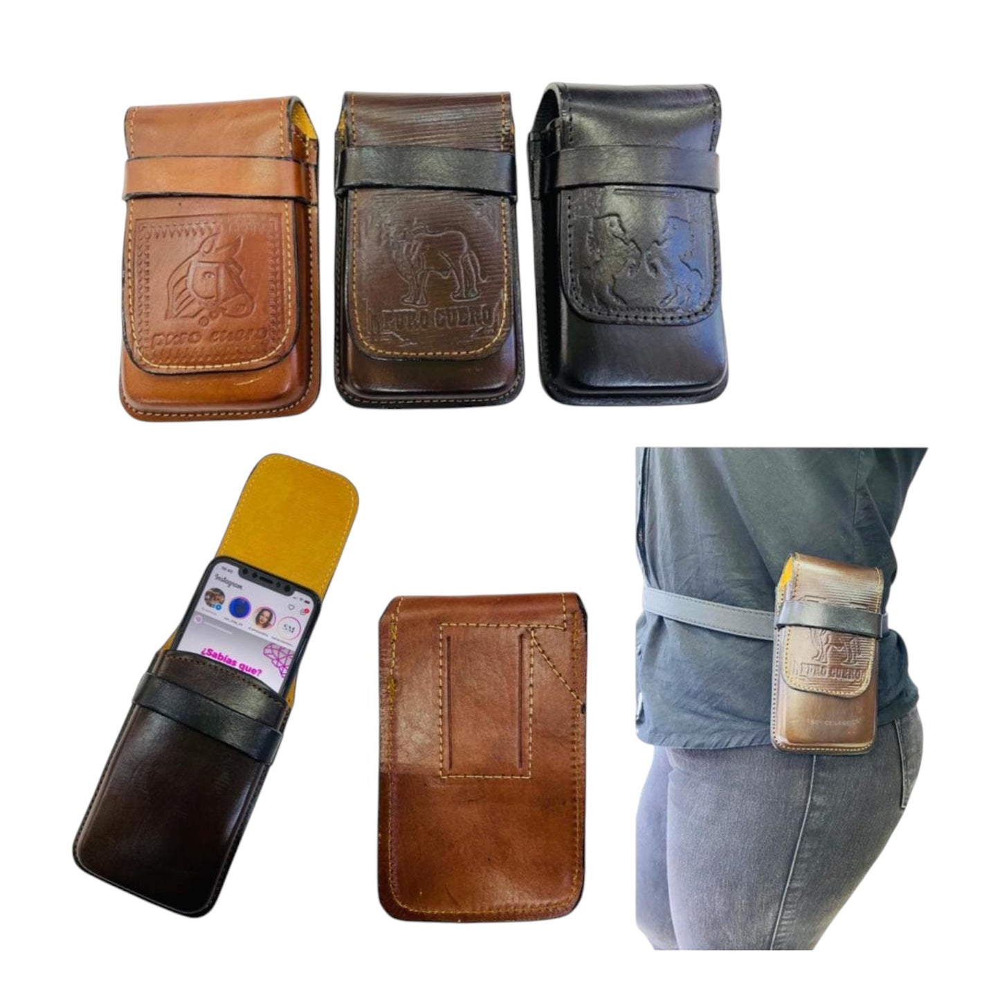 ESTUCHE CUERO FLECHA
