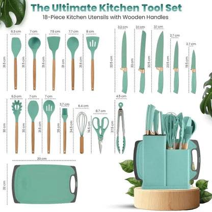 SET PALA BROCHA CUCHILLO 19PCS