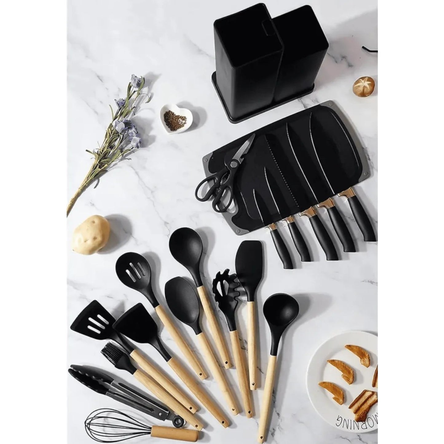 SET PALA BROCHA CUCHILLO 19PCS