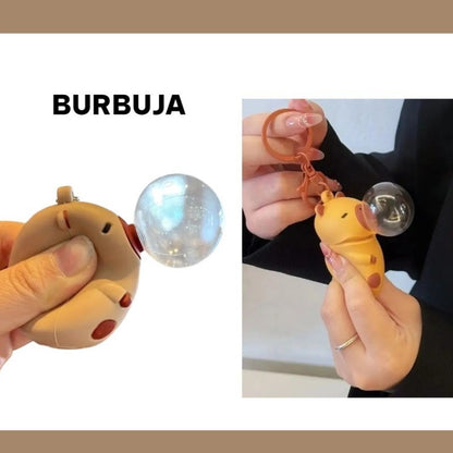 LLAVERO GOMA CAPIBARA GRANDE