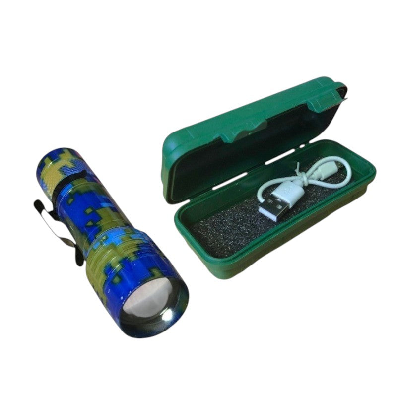 LINTERNA METAL CARGA USB
