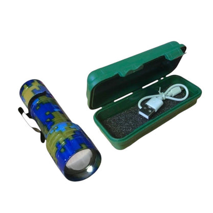 LINTERNA METAL CARGA USB