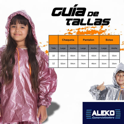 CARPA IMPERMEABLE KIDS METALIZADO