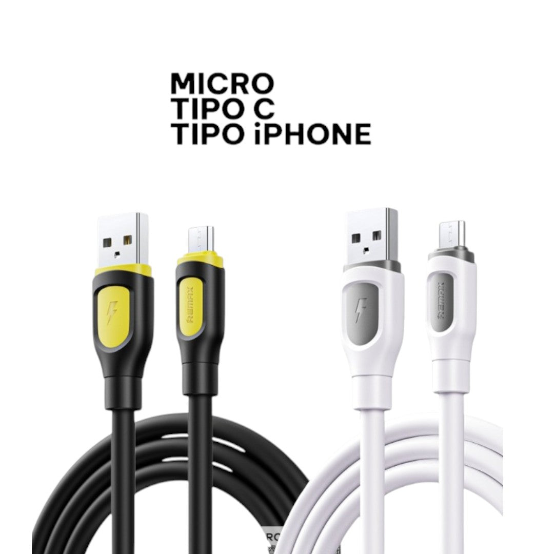REMAX CABLE CARGA SILICONA  2