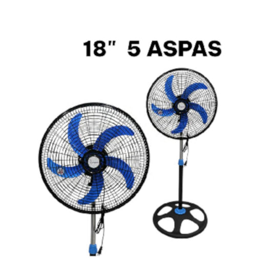 VENTILADOR 18" COLORES ORYX
