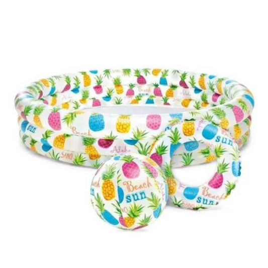 INTEX PISCINA BALON Y FLOTADOR