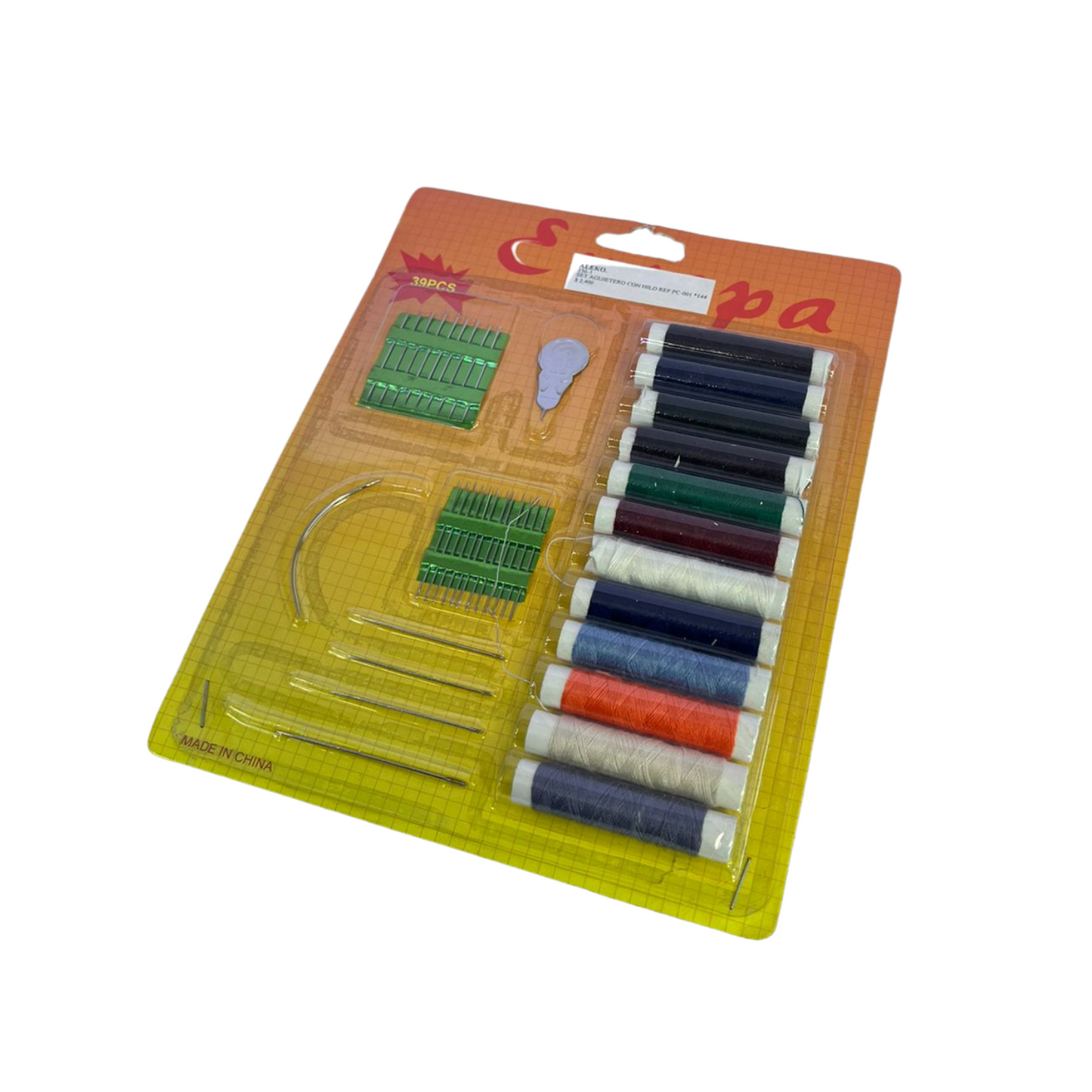 SET AGUJETERO CON HILO (12) *360